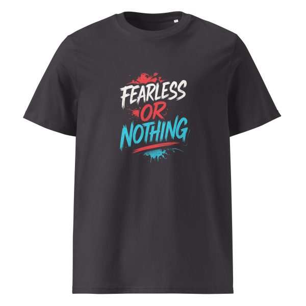 Unisex organic ribbed neck t-shirt - Image 6