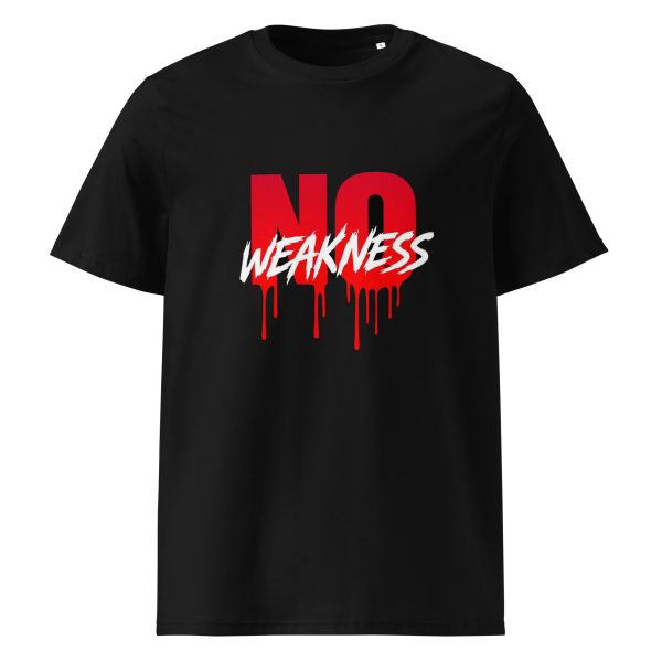 Unisex organic ribbed neck t-shirt - Image 2