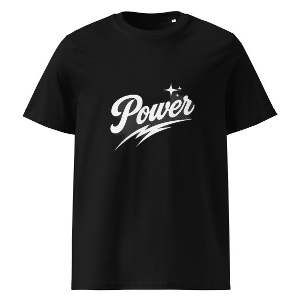Unisex organic ribbed neck t-shirt - Image 2