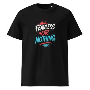 Unisex organic ribbed neck t-shirt