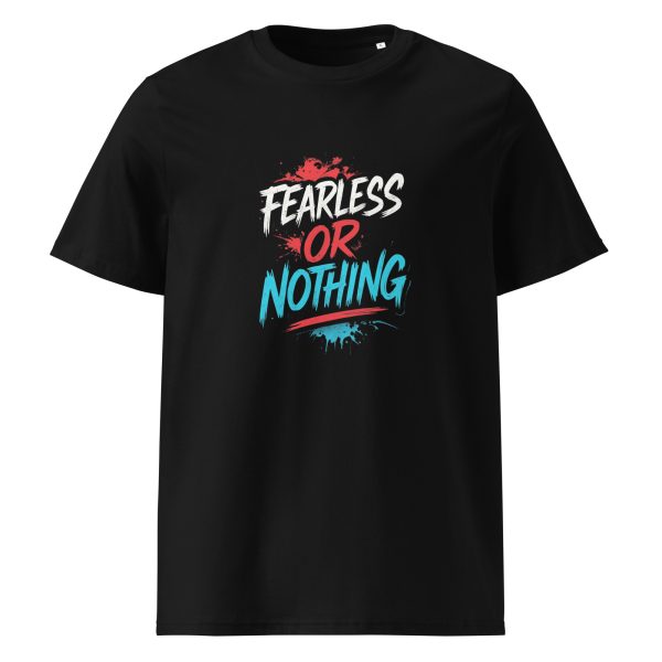 Unisex organic ribbed neck t-shirt