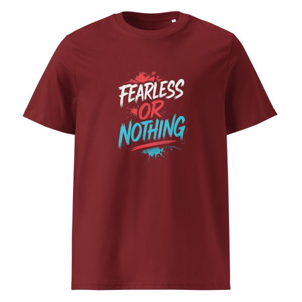 Unisex organic ribbed neck t-shirt - Image 4