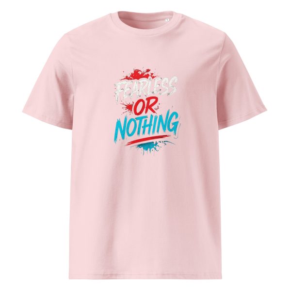 Unisex organic ribbed neck t-shirt - Image 13