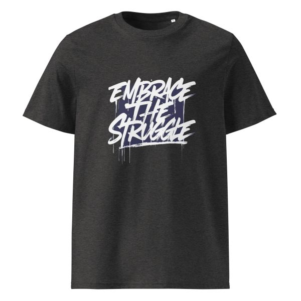 Unisex organic ribbed neck t-shirt - Image 3