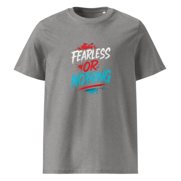 Unisex organic ribbed neck t-shirt - Image 10
