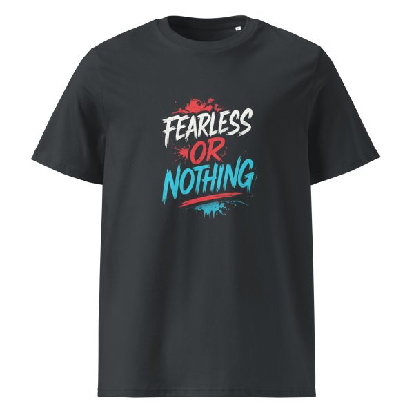 Unisex organic ribbed neck t-shirt - Image 5