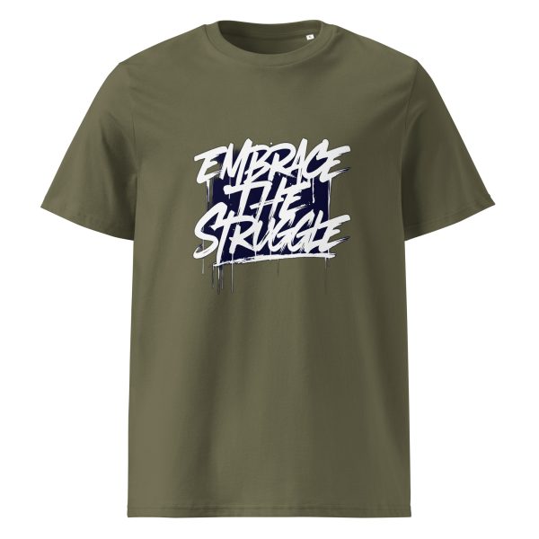Unisex organic ribbed neck t-shirt - Image 9