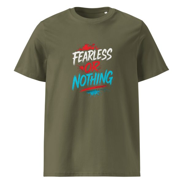 Unisex organic ribbed neck t-shirt - Image 9