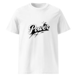 Unisex organic ribbed neck t-shirt